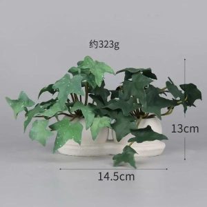 Bonsai Set | Artificial Sweet Potato Leaf Handle Combination Potted Plant Bonsai Bonsai Set