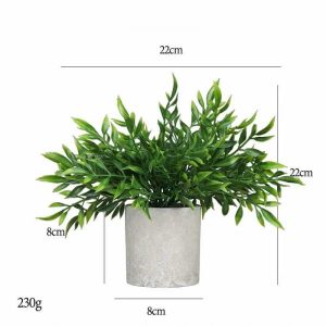 Desktop Bonsai(M) | Artificial South Tianzhu Cylindrical Pulp Potted Plant Bonsai Desktop Bonsai(M)