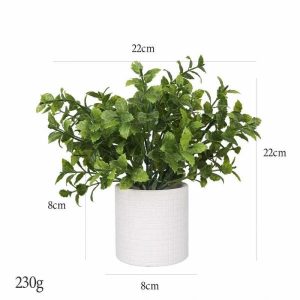 Desktop Bonsai(M) | Artificial Turtle Back Grass Grid Cylindrical Pulp Potted Plant Bonsai Desktop Bonsai(M)