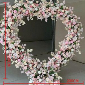 Flower Arch | Heart Shaped Flower Rack Wedding Decoration Flower Arch Flower Arch