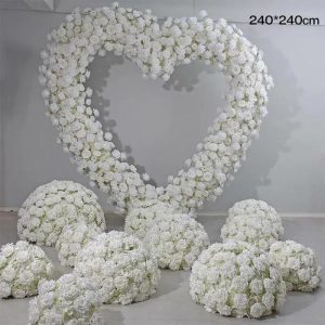 Flower Arch | Heart Shaped Flower Rack Wedding Decoration Flower Arch Flower Arch