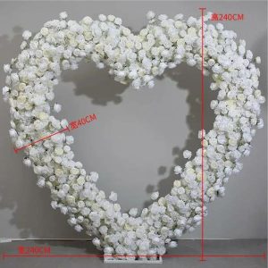 Flower Arch | Heart Shaped Flower Rack Wedding Decoration Flower Arch Flower Arch