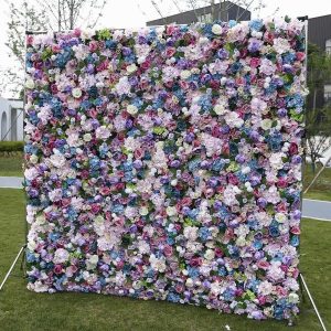 Flower Wall | Colorful Layer, Multiple Varieties Of Small Flowers, And A Variety Of Cloth Bottom Flower Walls Flower Wall Flower Wall