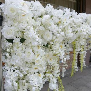 Flower Wall | Full Flowers Embellish The Wedding Wall Flower Wall Flower Wall