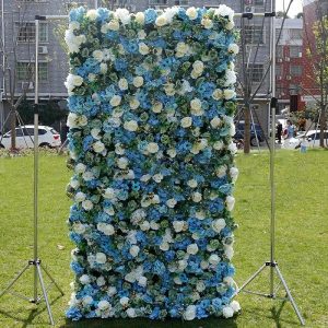 Flower Wall | Sunflower Rose Green Grass Berry Wedding Wall Flower Wall Flower Wall