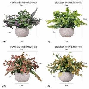 Flowers Bonsai | Artificial Nebulized Persian Horseshoe Ball Pulp Potted Plant Bonsai Flowers Bonsai