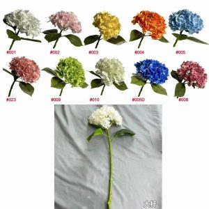 Hydrangea | Artificial Big Branch Round Embroidered Ball Artificial Flower Hydrangea