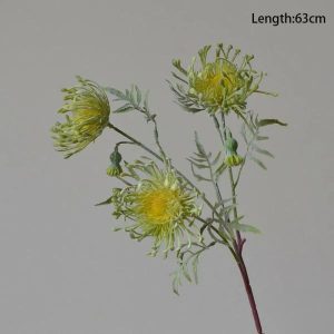 Other Flower | Simulation Flower 3-Head Needle Pad Plastic Flower Artificial Flower Other Flower